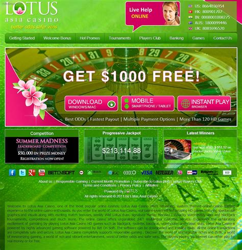 lotus asia casino free spin codes